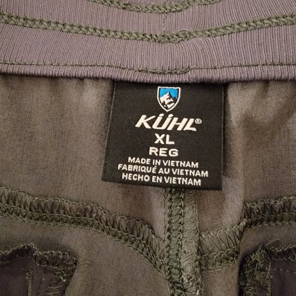 Kuhl Freeflex Move Pants Lightweight Hiking Stretch Gray Metal Womens XL Regular - Picture 8 of 8